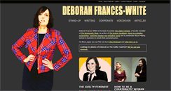 Desktop Screenshot of deborahfrances-white.com